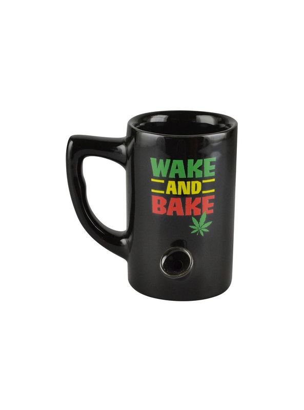 Wake And Bake Rasta Pipe Mug