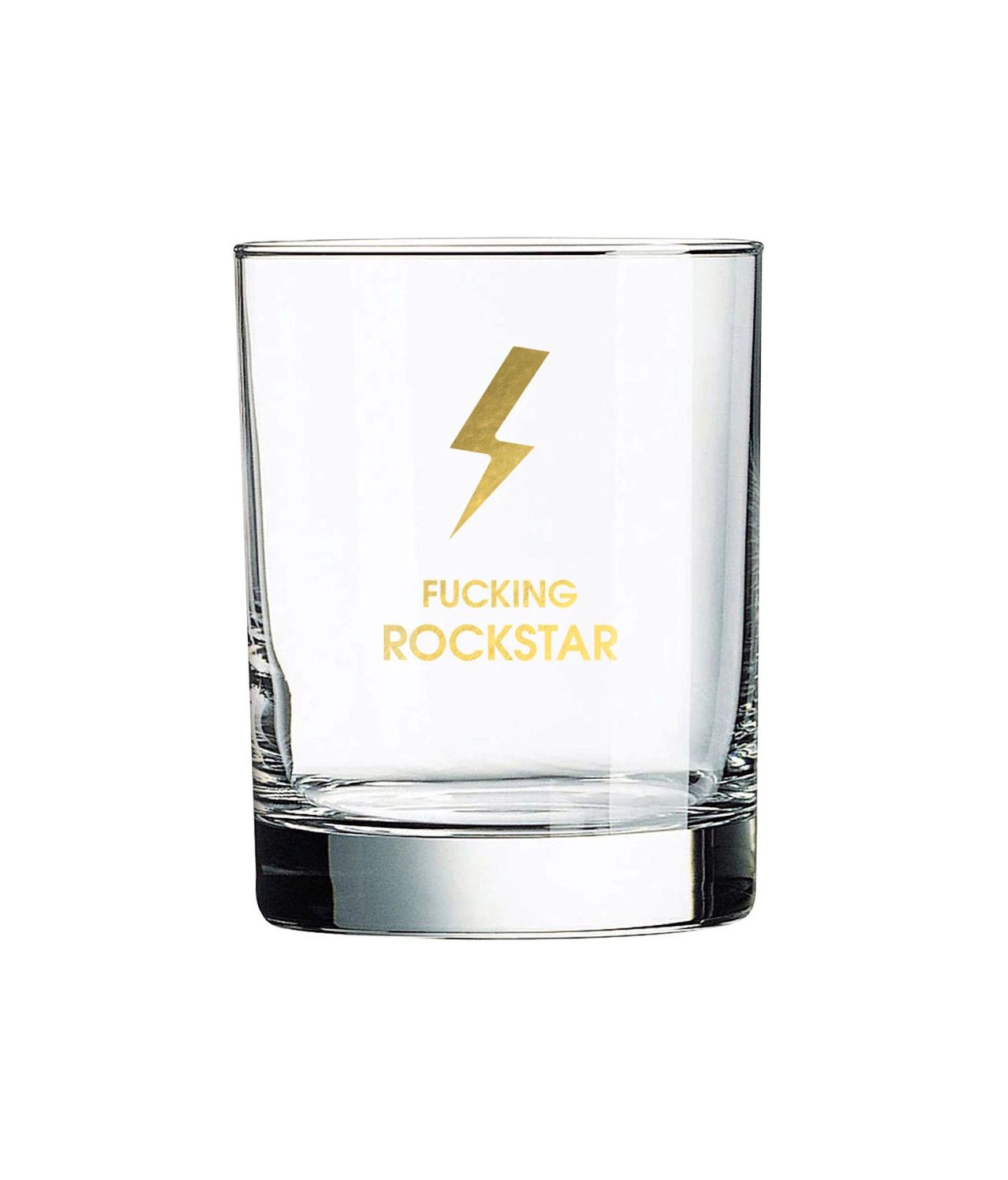 Fucking Rockstar Rocks Glass