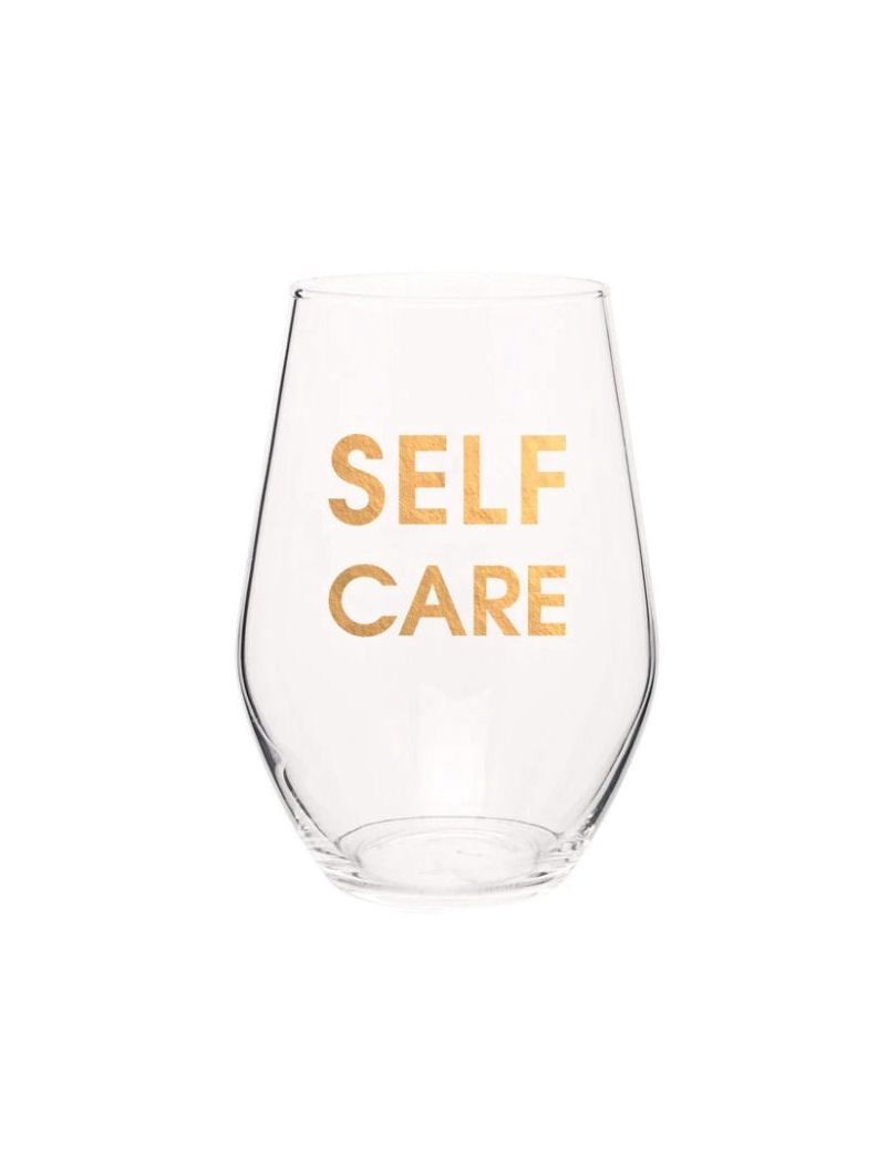 Self Care Wine Glass