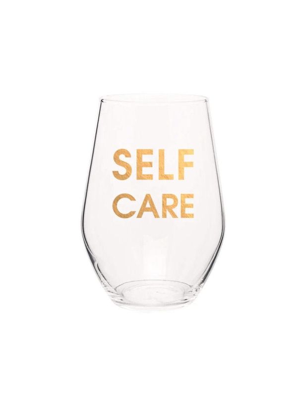 Self Care Wine Glass