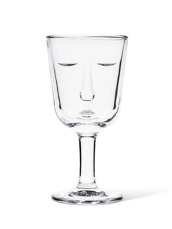 Resting Face Wine Glass