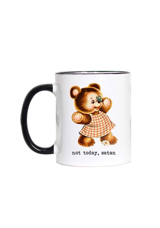 Not Today Satan Bear Mug