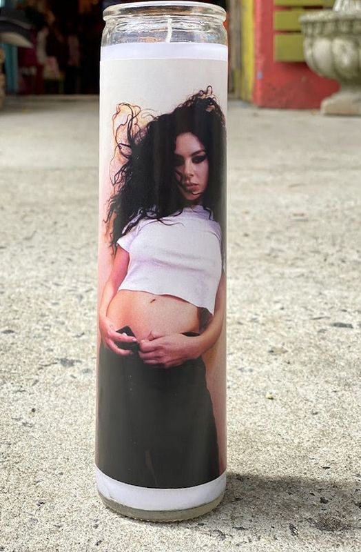Charli XCX Crop Top Saint Candle