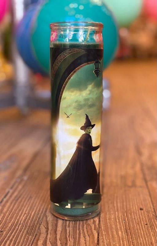 Wicked Elphaba Saint Candle