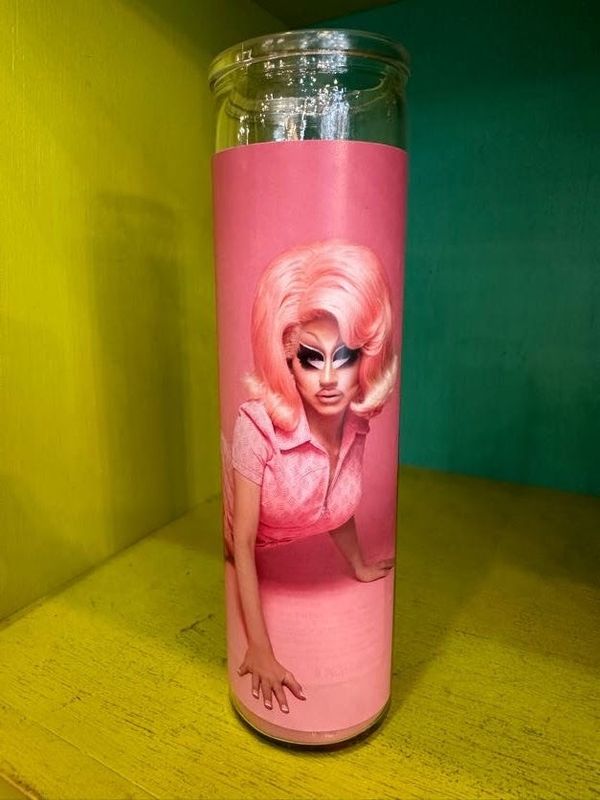 Trixie Mattel Pink Outfit Saint Candle