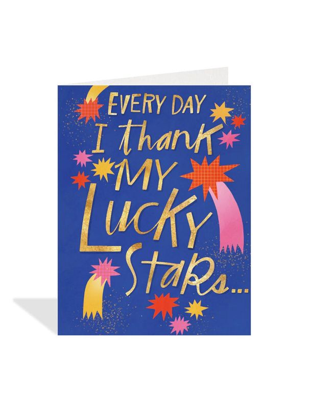 Every Day I Thank My Lucky Stars Card