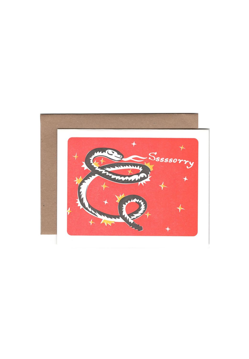 Sssssorry Snake Card