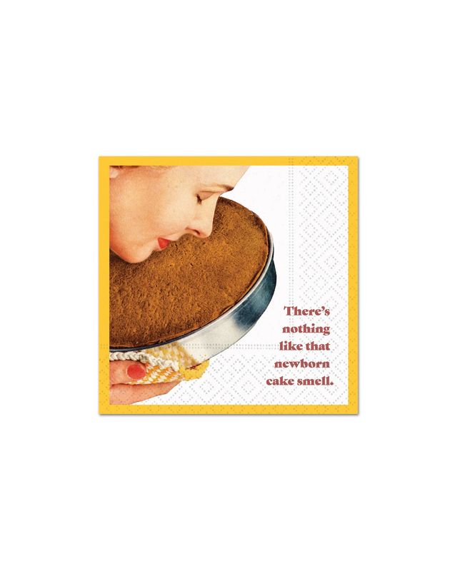 There&#39;s Nothing Like Newborn Cake Smell Beverage Napkins