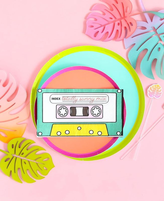 Cassette Tape Party Napkins