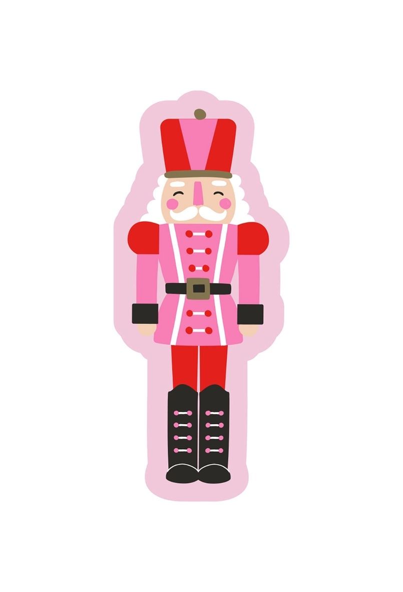 Pink Cut Out Nutcracker Beverage Napkins