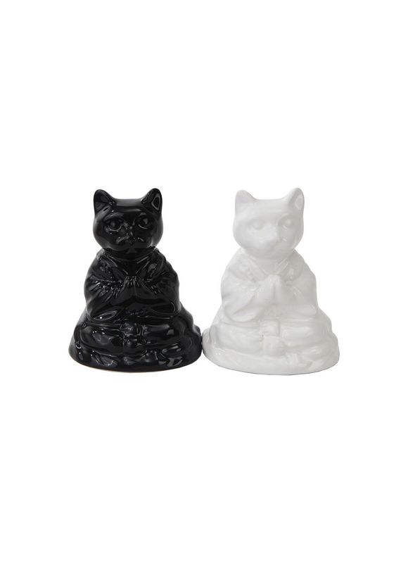 Buddha Cats Salt And Pepper Shaker Set