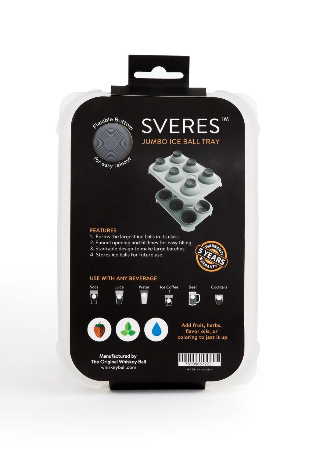 Sveres Jumbo Ice Ball Tray
