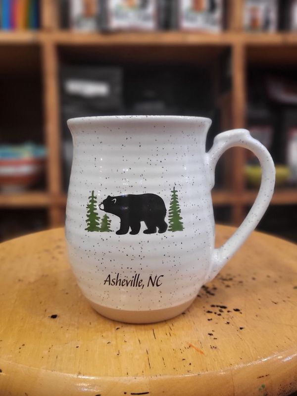 Black Bear With Trees Asheville NC Weekender Mug