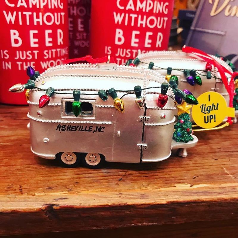 Asheville Streamline Trailer Light Up Christmas Ornament