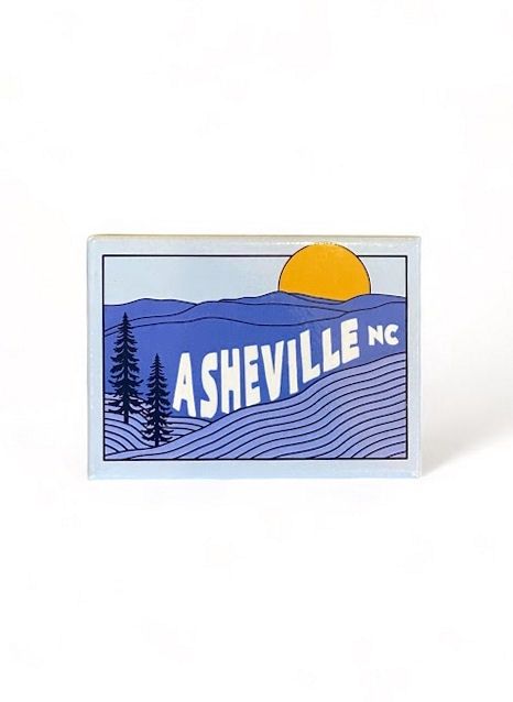 Asheville NC Landscape Magnet