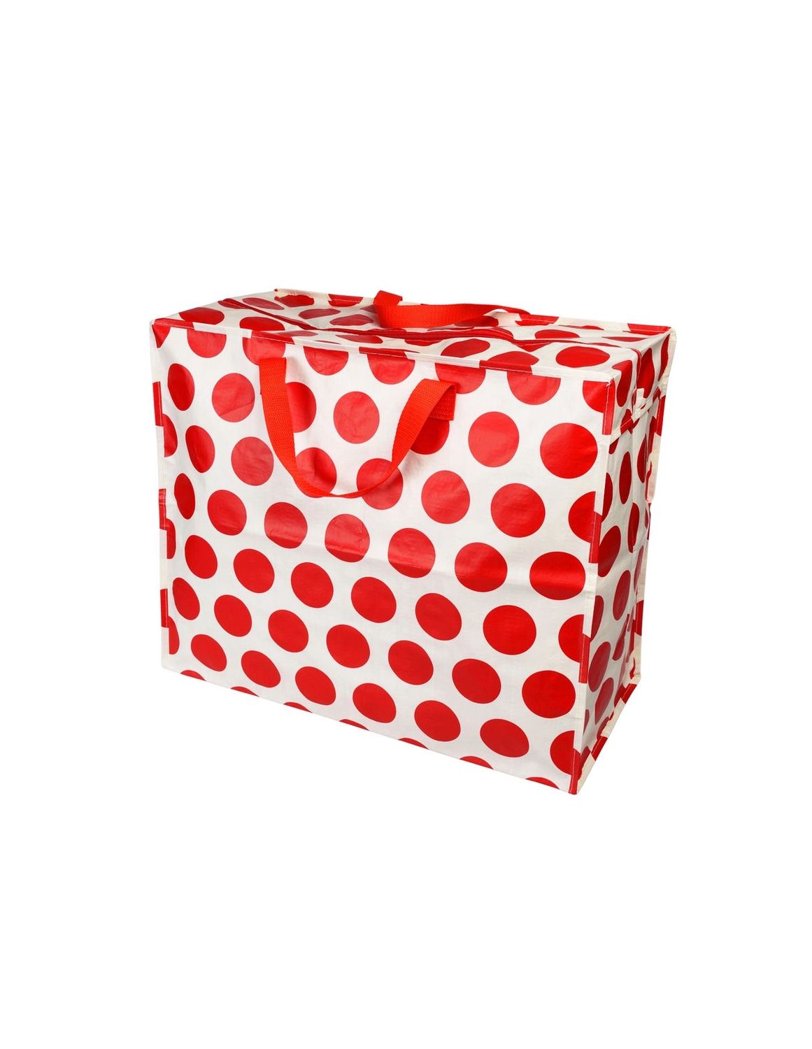 Red And White Dots Jumbo Storage Bag