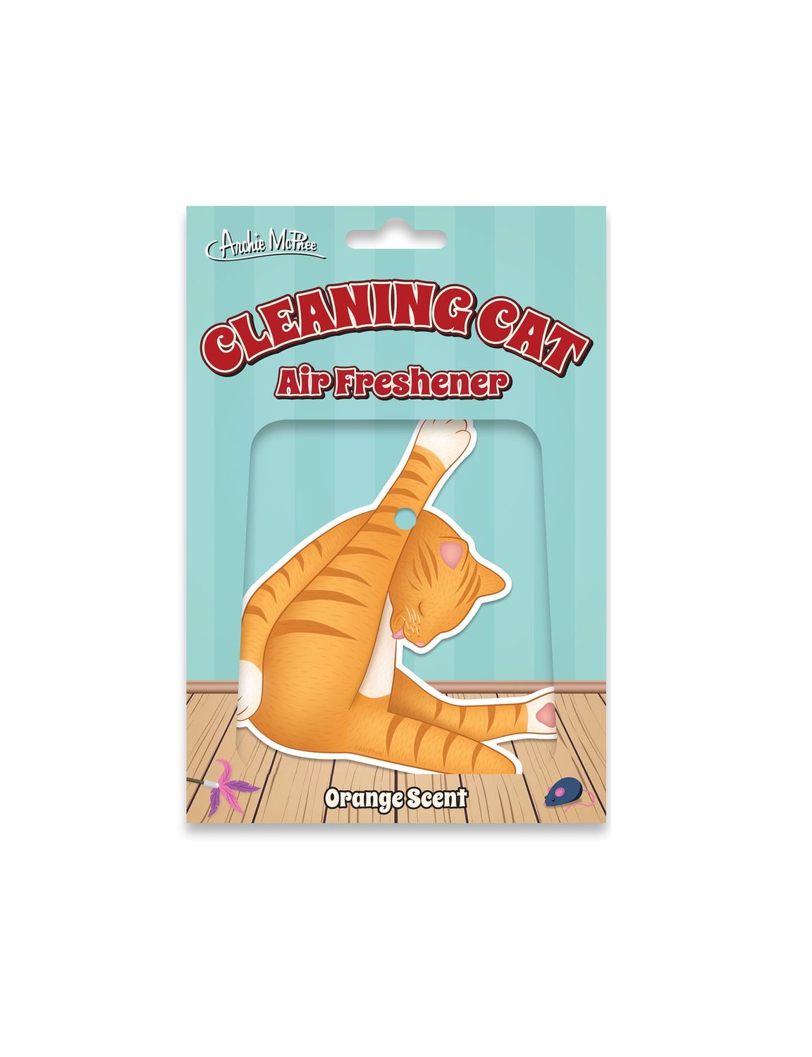 Cleaning Cat Orange Scent Air Freshener