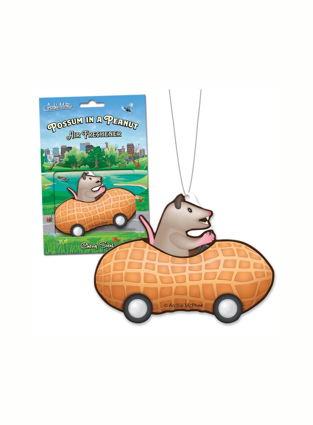 Possum In A Peanut Air Freshener