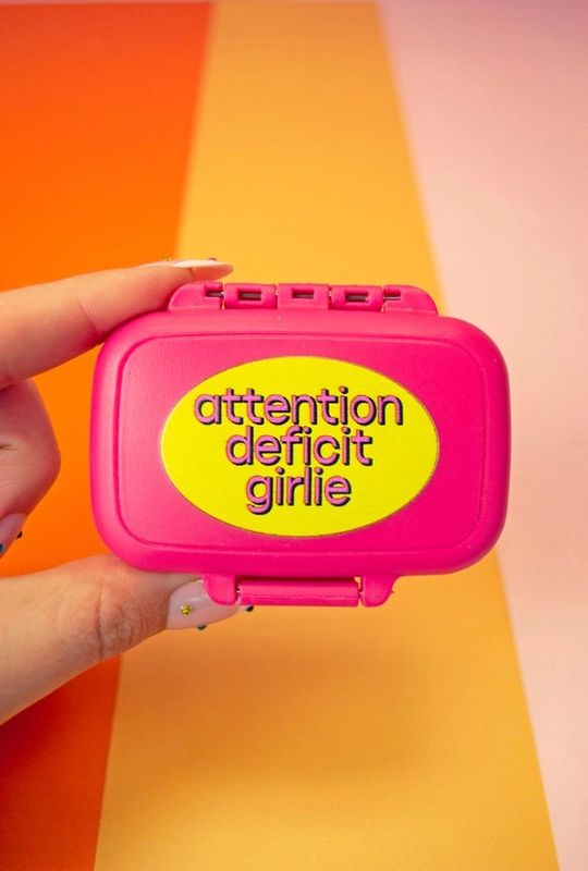 Attention Deficit Girlie Pill Case