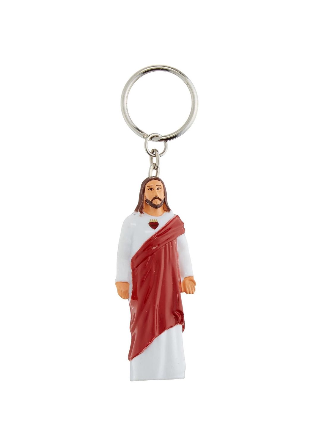 Jesus With Heart LED Flashlight Keychain