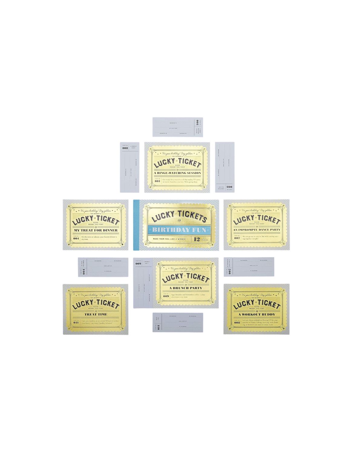 Lucky Tickets For Birthday Fun Book
