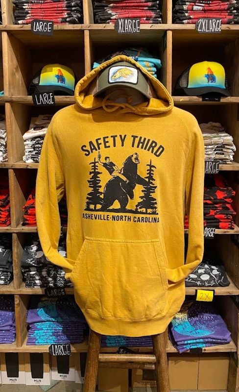 Safety Third Yellow Hoodie