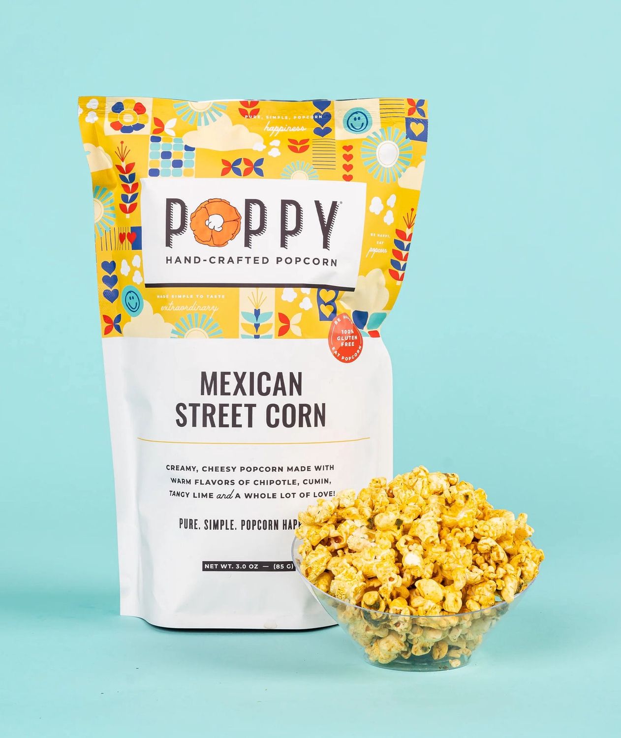 Mexican Street Corn Poppy Popcorn Market Bag