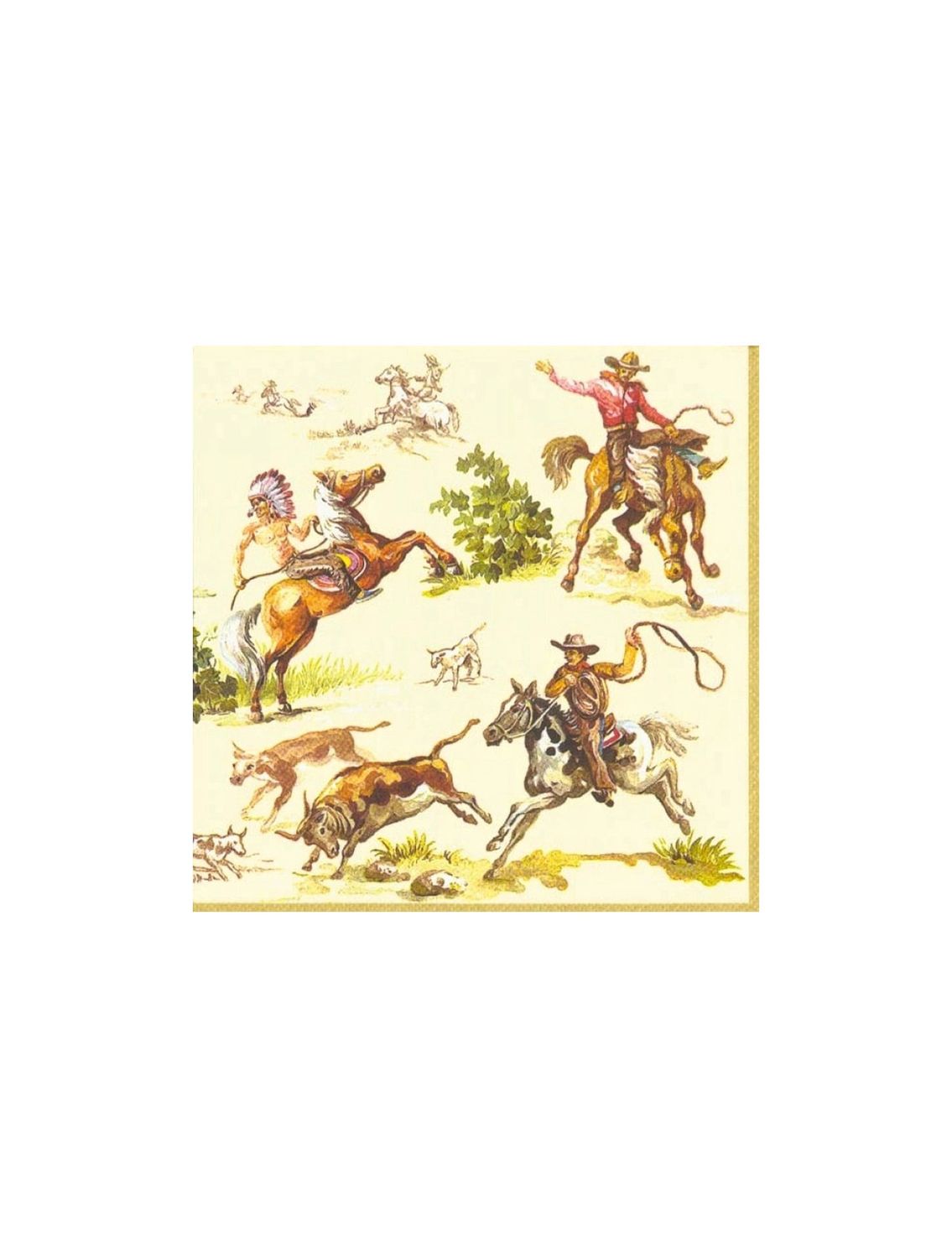 Wild West Cowboy Beverage Napkins