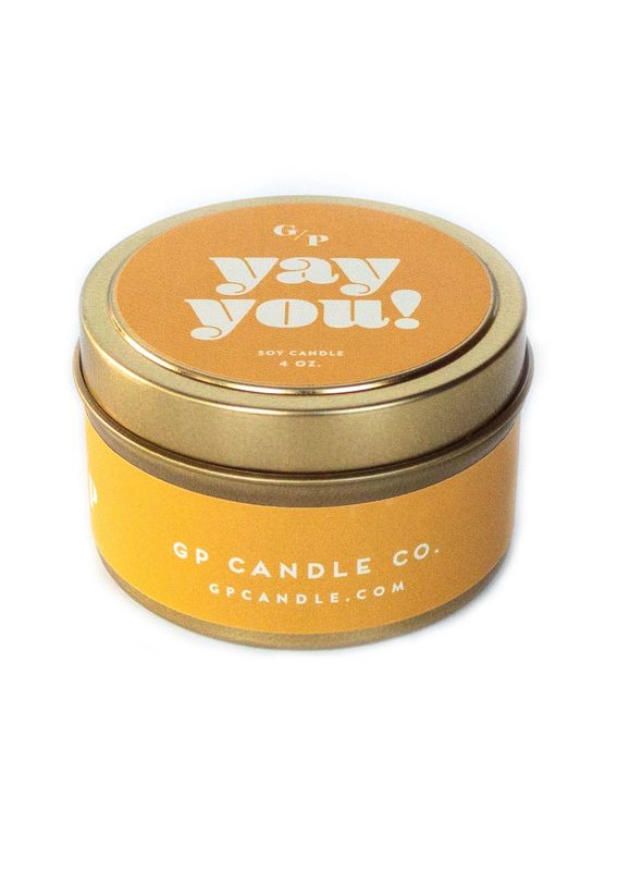 Yay You! Tin Candle