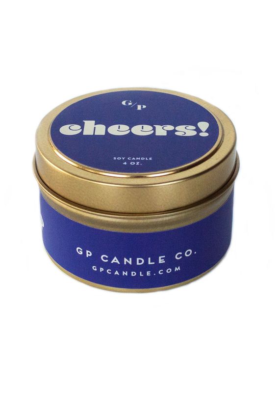 Cheers! Tin Candle