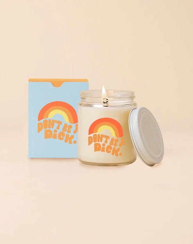 Don’t Be A Dick Candle With Lid