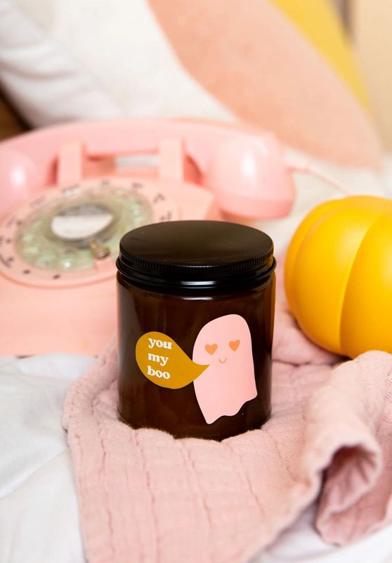 You My Boo Candle With Lid