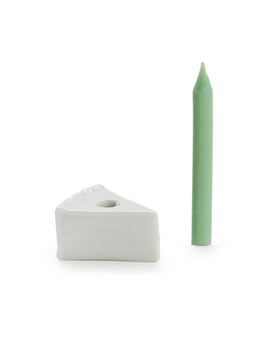 Slice Of Cake With Candle Matchbox