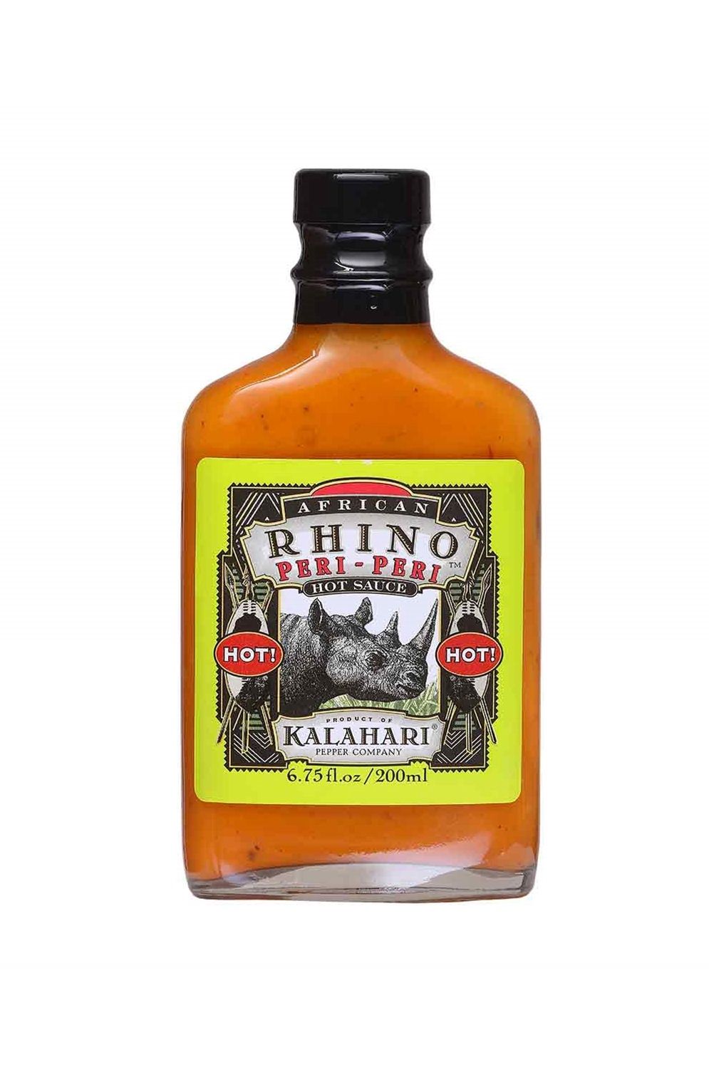 African Rhino Hot Peri-Peri Pepper Hot Sauce