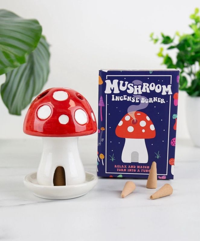 Mushroom Cone Incense Burner