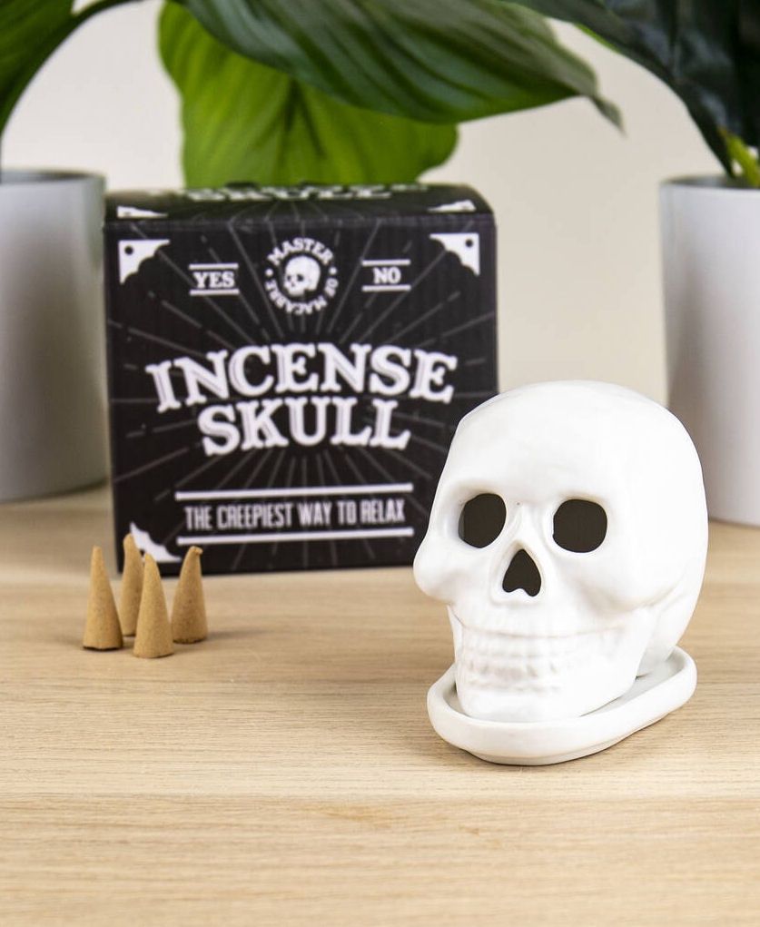 Skull Cone Incense Burner