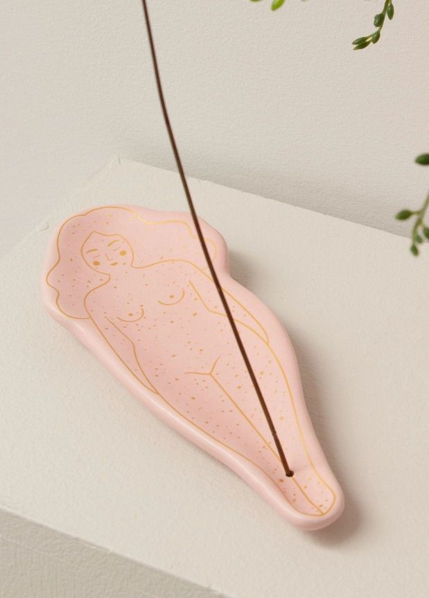 Pink Lady Incense Burner