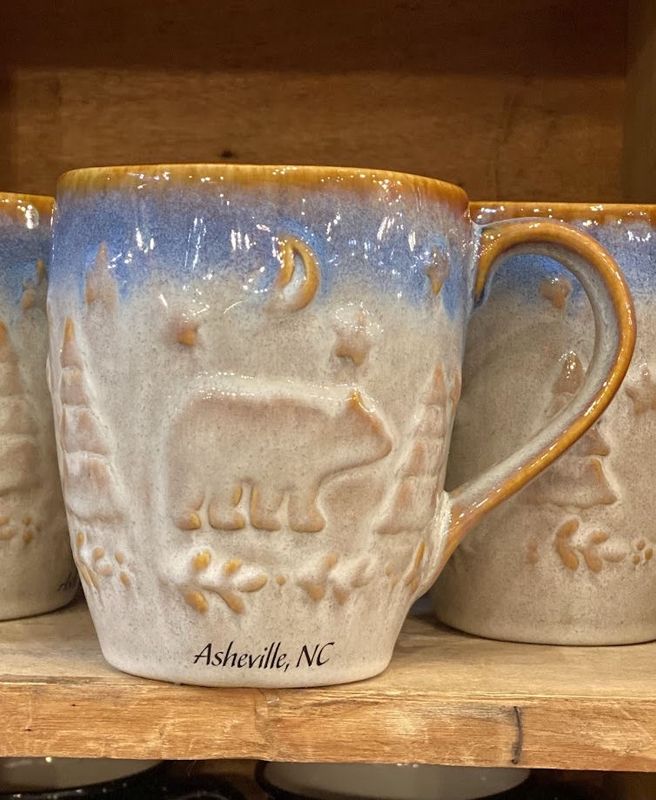 Asheville NC Cozy Bear Mug