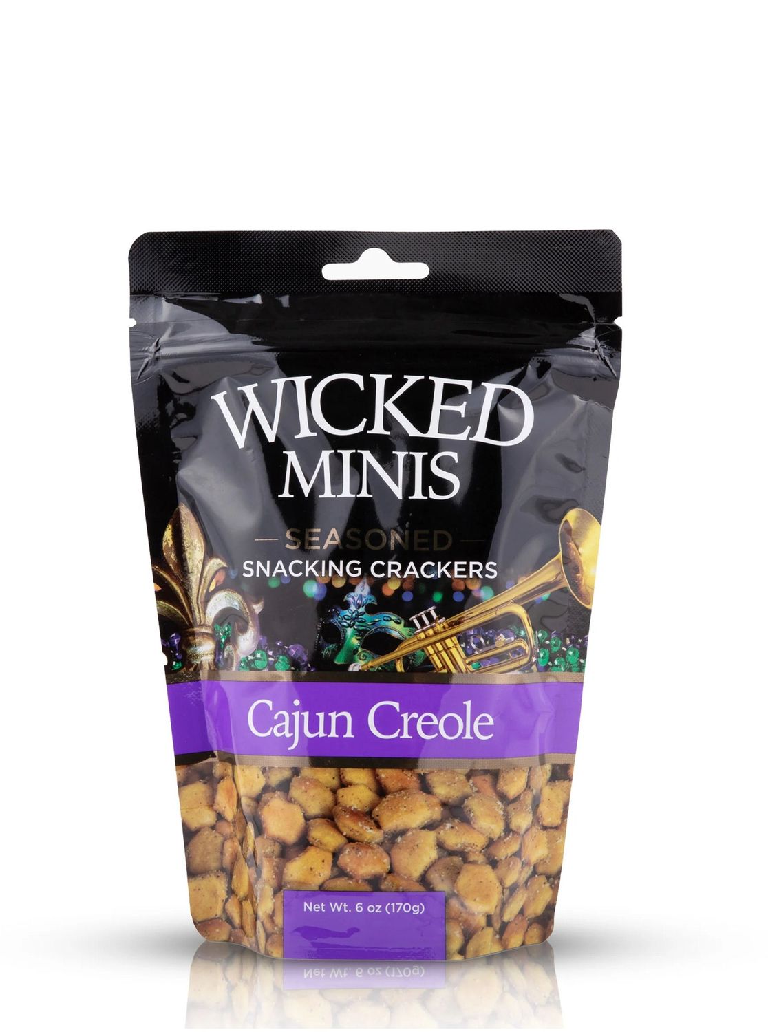 Wicked Minis Cajun Creole Seasoned Snacking Crackers