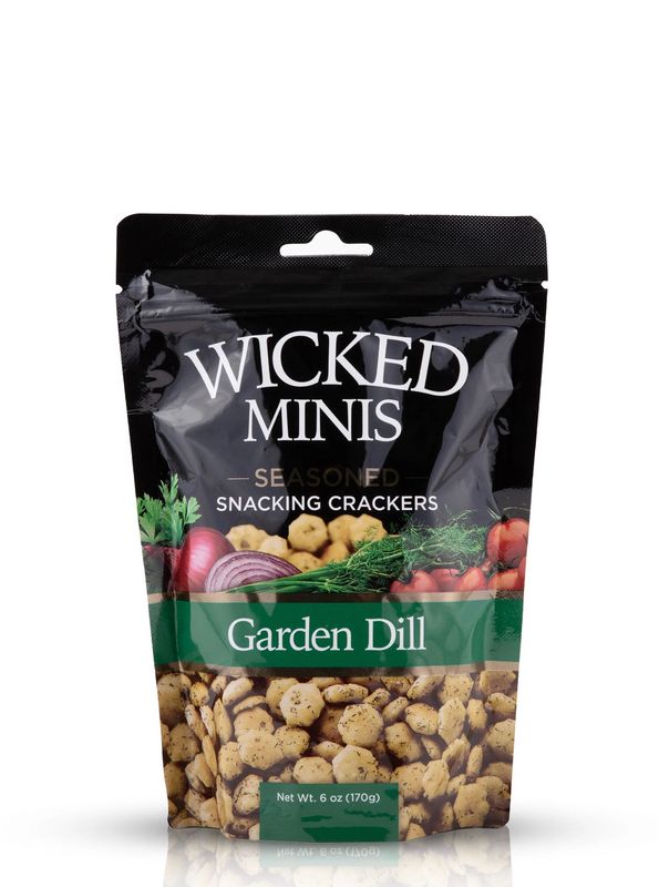 Wicked Minis Garden Dill Seasoned Snacking Crackers