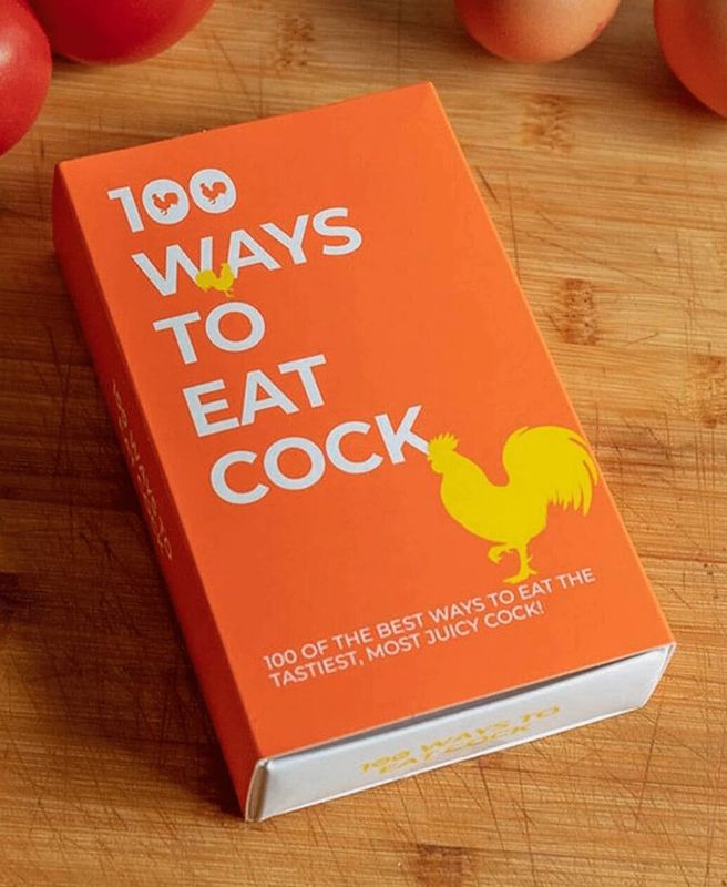 100 Ways To Eat Cock Recipe Cards