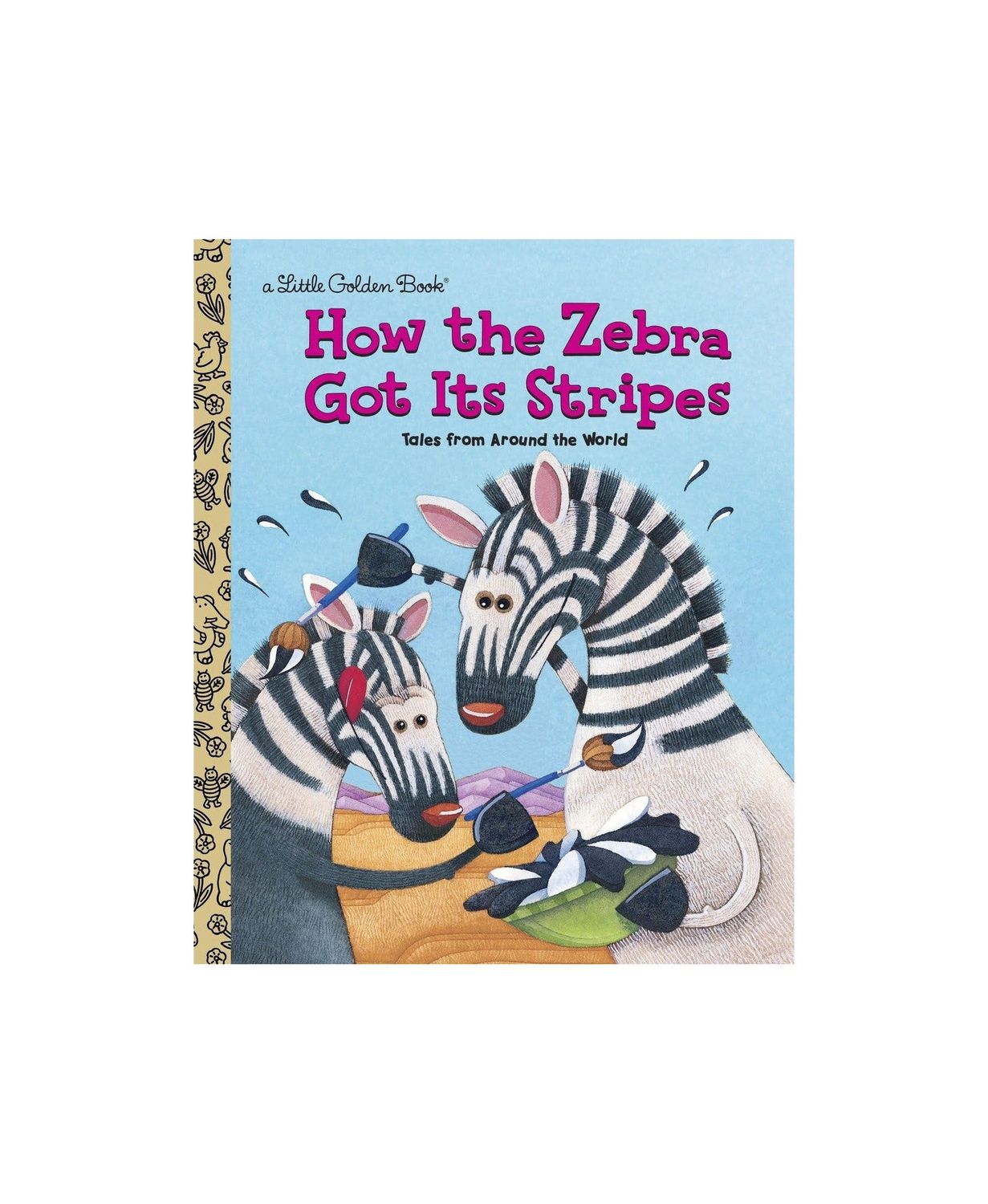 How The Zebra Got Its Stripes Little Golden Hardcover Book LGB