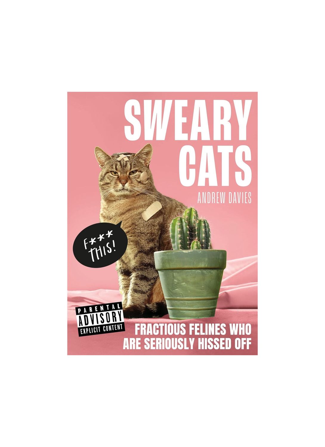 Sweary Cats Hardcover Book