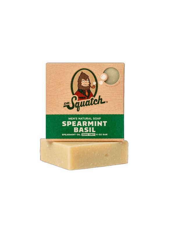Dr. Squatch Spearmint Basil Scrub Bar Soap