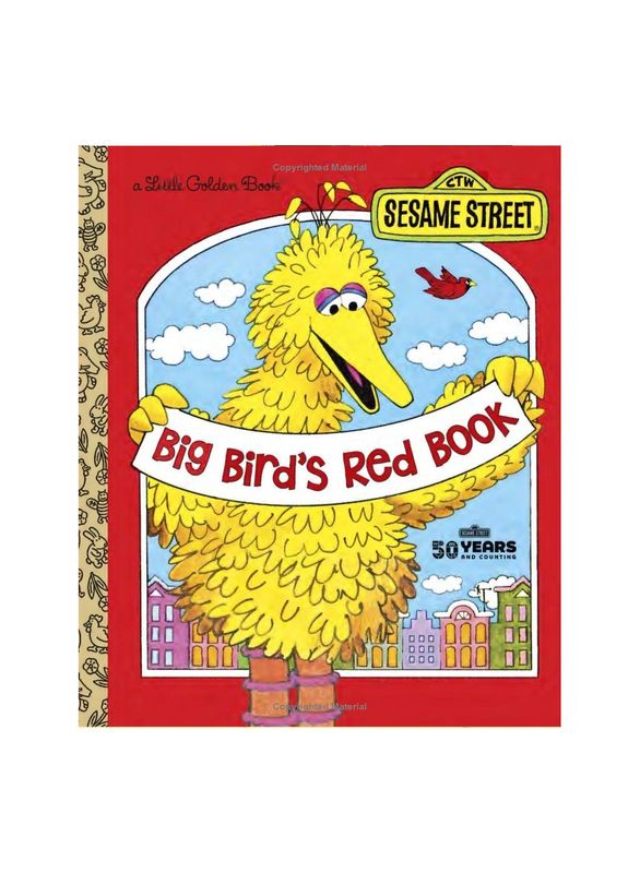 Big Bird’s Red Little Golden Hardcover Book LGB