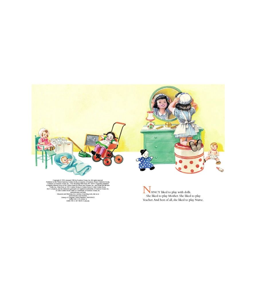 Nurse Nancy Little Golden Hardcover Book LGB
