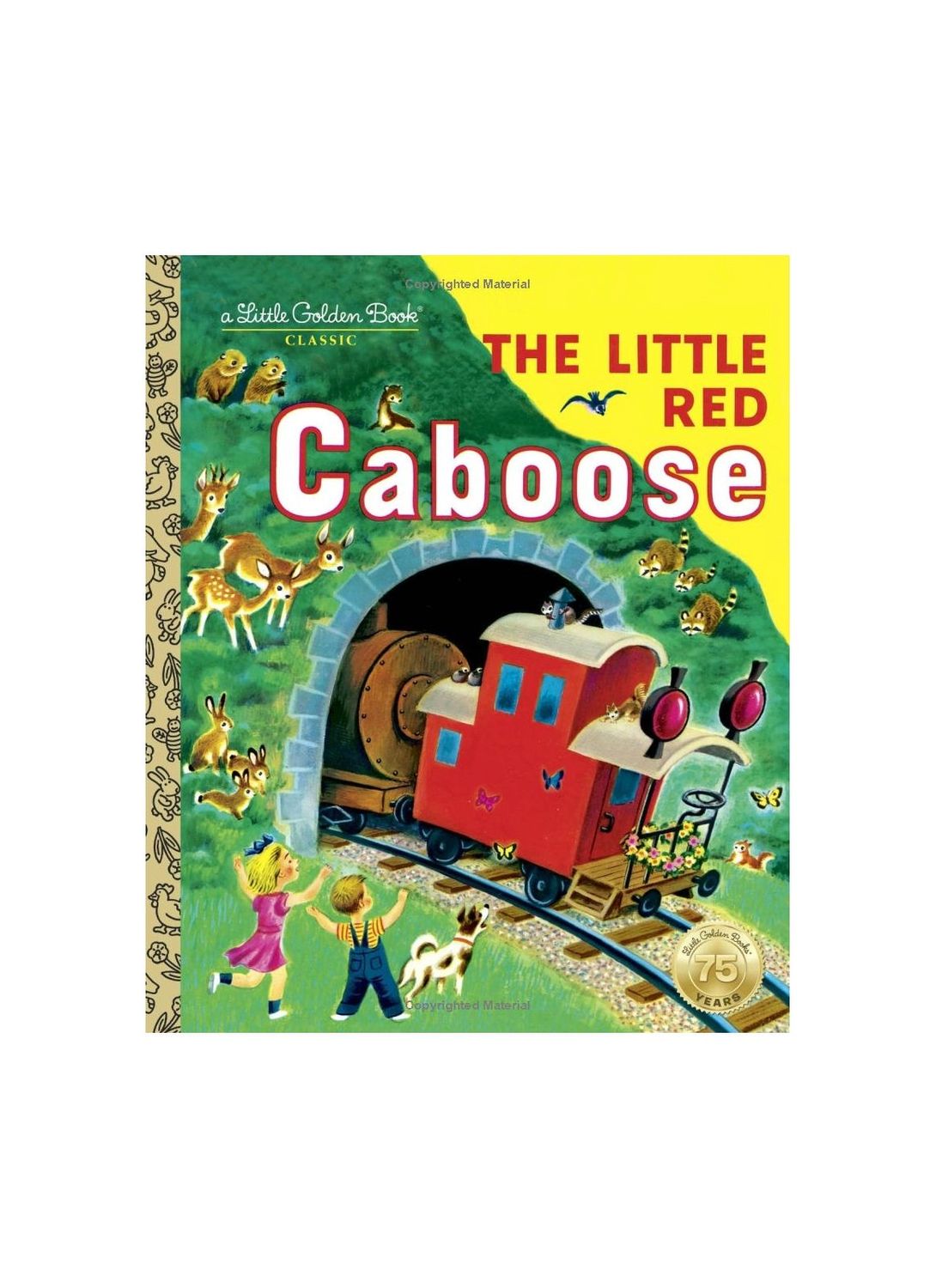 The Little Red Caboose Little Golden Hardcover Book LGB