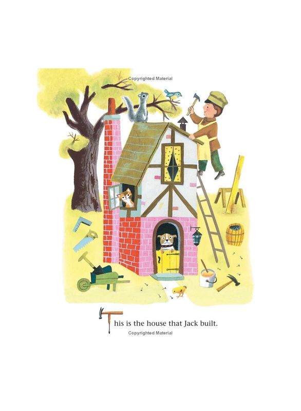 The House That Jack Built Little Golden Hardcover Book LGB