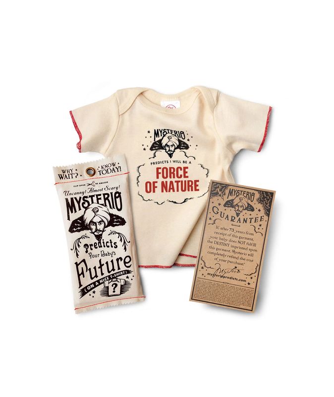 Mysterio Future Predicting Infant Tee, 12 Possible Predictions