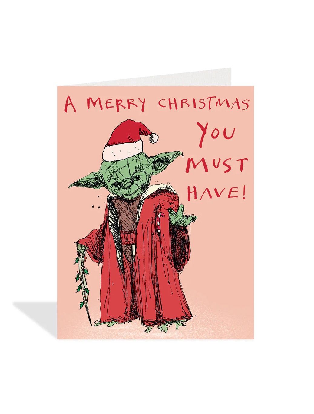 A Merry Christmas You Must Have Yoda Card